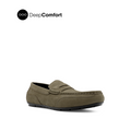 Nash Penny Men's Shoes - Olive Tumbled Nubuck
