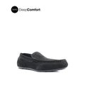Nash Venetian Men's Shoes - Black Tumbled Nubuck