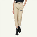 CARGO PANTS AVN PATCH WOMEN'S PANTS -  SAFARI