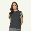 S/S TEE CAMO PLDM WOMEN'S T-SHIRT - EBONY